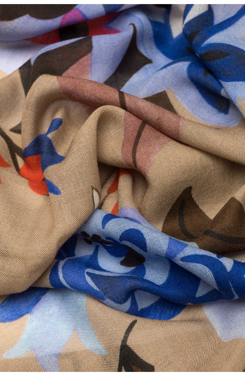 Elizabetta Rita - Wool Scarf, Alternate, color, Beige