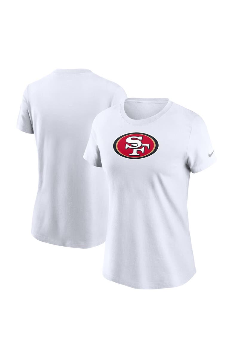 Nike Women's Nike White San Francisco 49ers  Primary Logo T-Shirt, Main, color, 