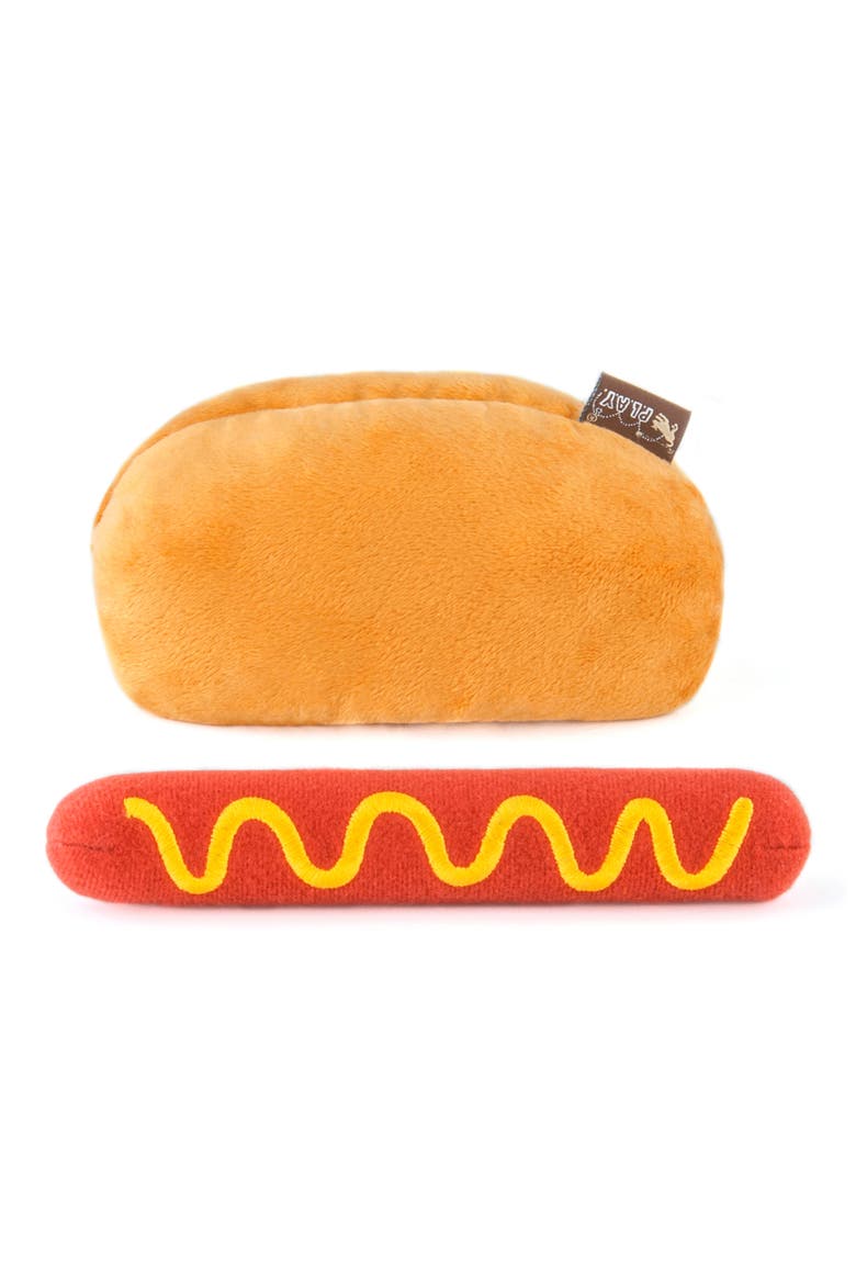 5-Piece Fast Food Plush Dog Toy Set, Alternate, color, MULTI