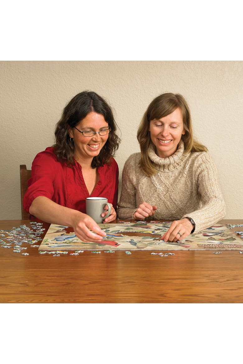 Popular Backyard Wild Birds of North America 1000 Piece Puzzle, Alternate, color, Multicolored