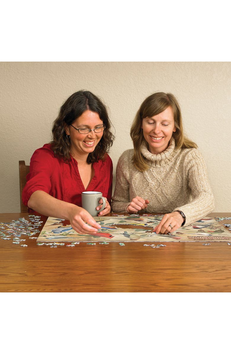 Cobble Hill Popular Backyard Wild Birds of North America 1000 Piece Puzzle, Alternate, color, Multicolored