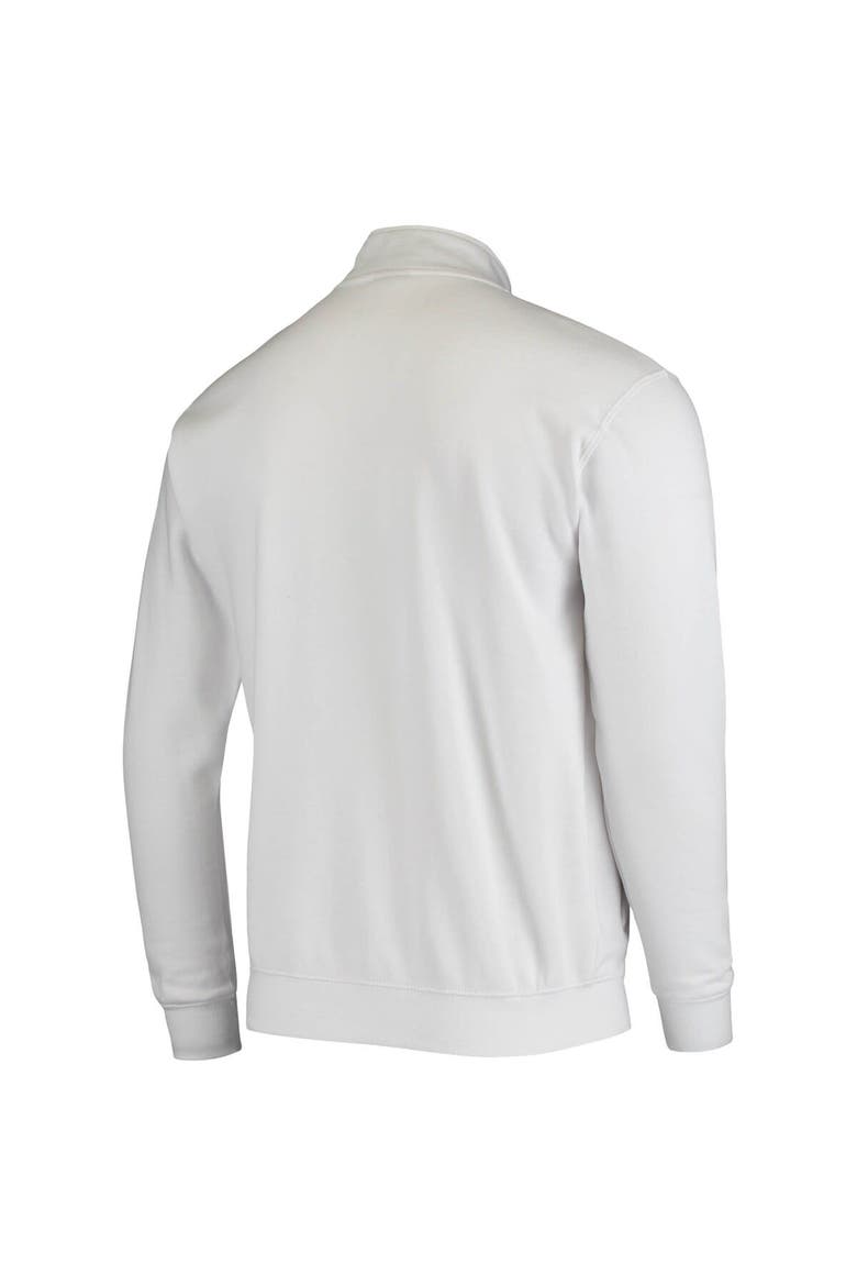Men's Colosseum White Washington Huskies Tortugas Logo Quarter-Zip Jacket, Alternate, color, White
