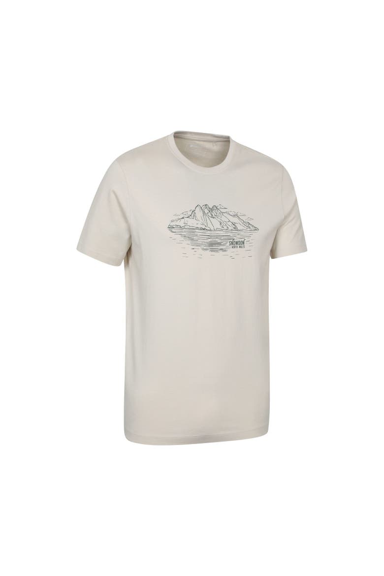 Snowdon Mountain Short-Sleeved T-Shirt, Alternate, color, Off White