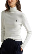 Polo Ralph Lauren Cotton Blend Turtleneck Top