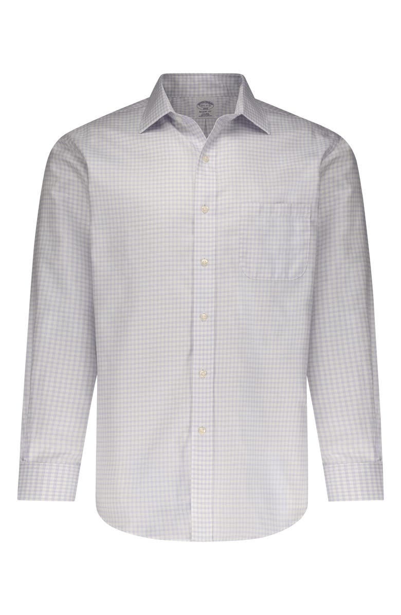 Brooks Brothers Non-Iron Regent Fit Dobby Dress Shirt, Alternate, color, 