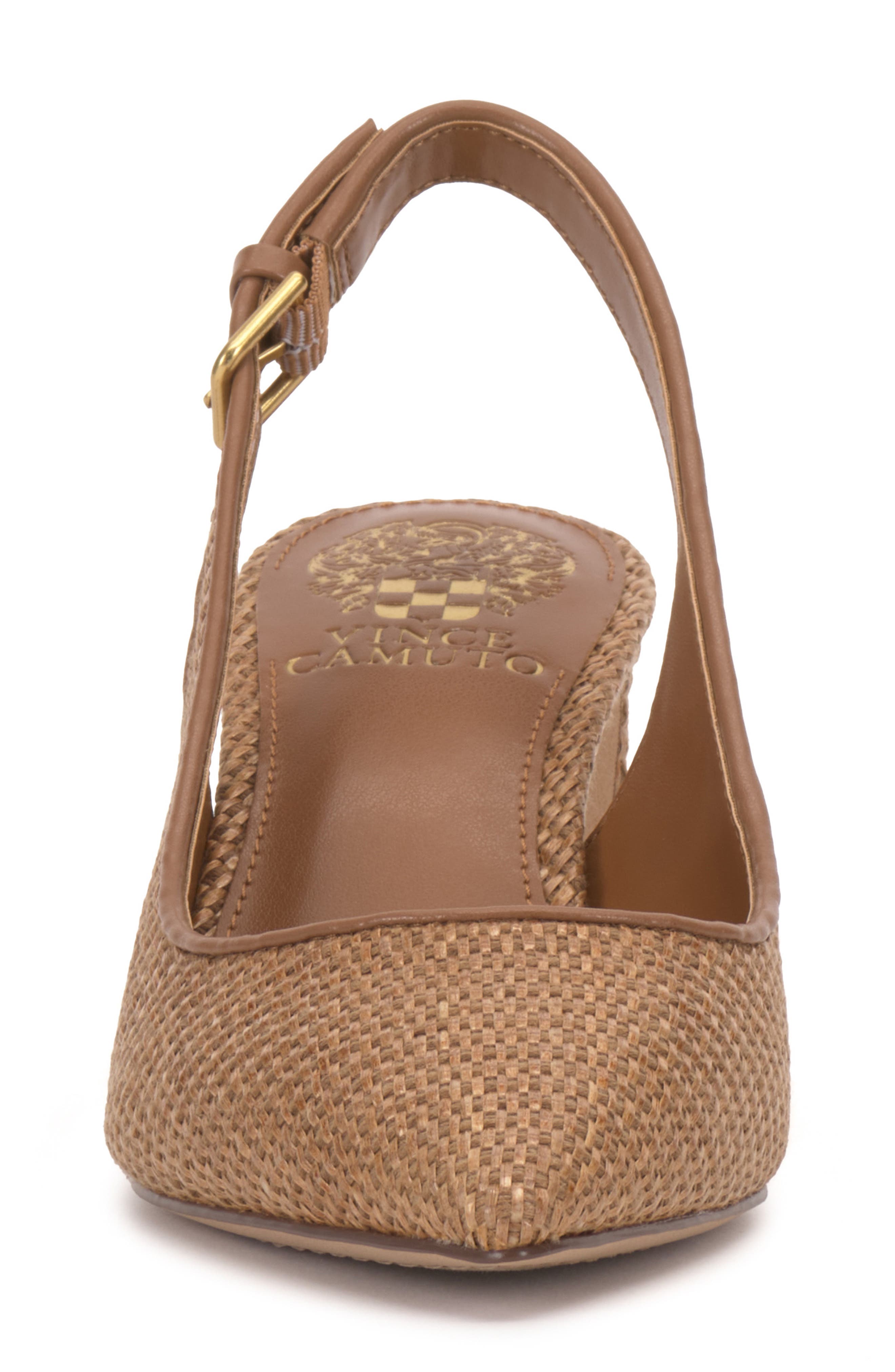 Hamden Pointed Toe Slingback Pump, Alternate, color, GOLDEN WALNUT