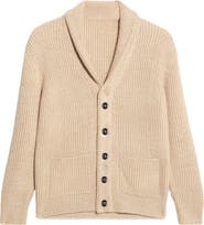 Fortela Alpaca Shawl Collar Cardigan