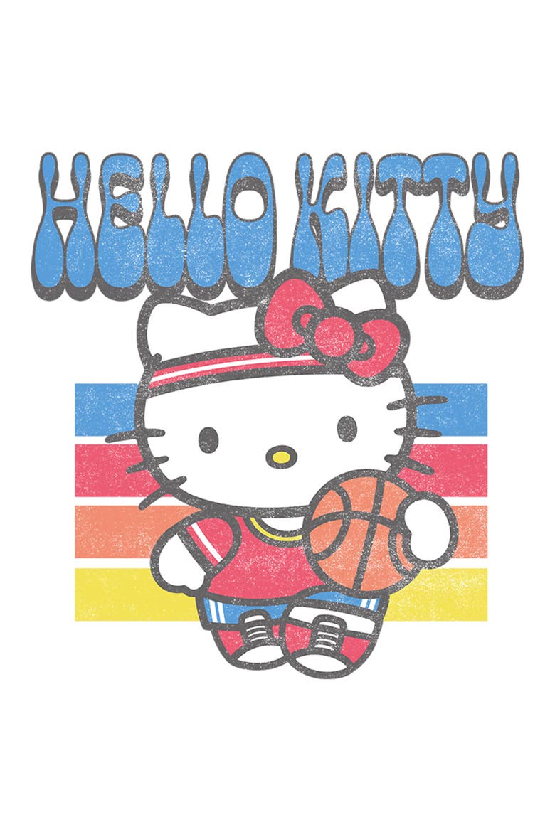Junior's Retro and Sports T-Shirt, Alternate, color, White
