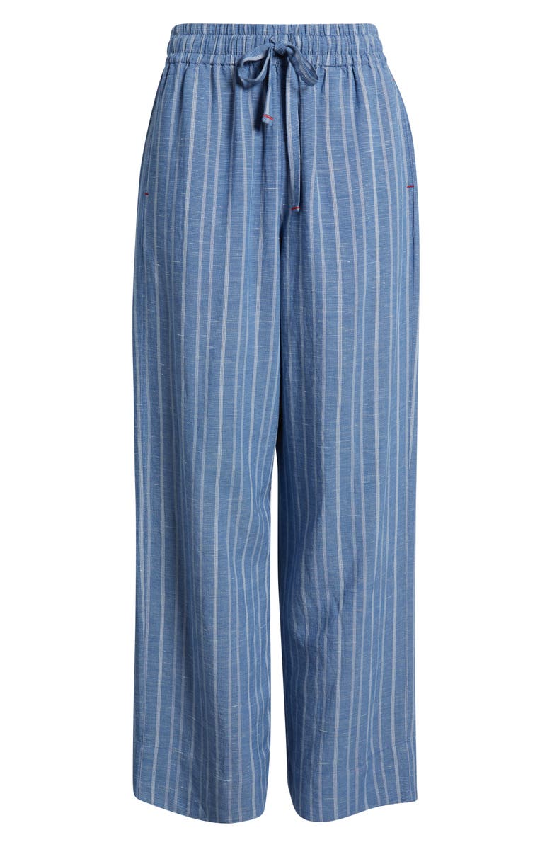 MARGARET O'LEARY Vida Stripe Wide Leg Pants, Alternate, color, 
