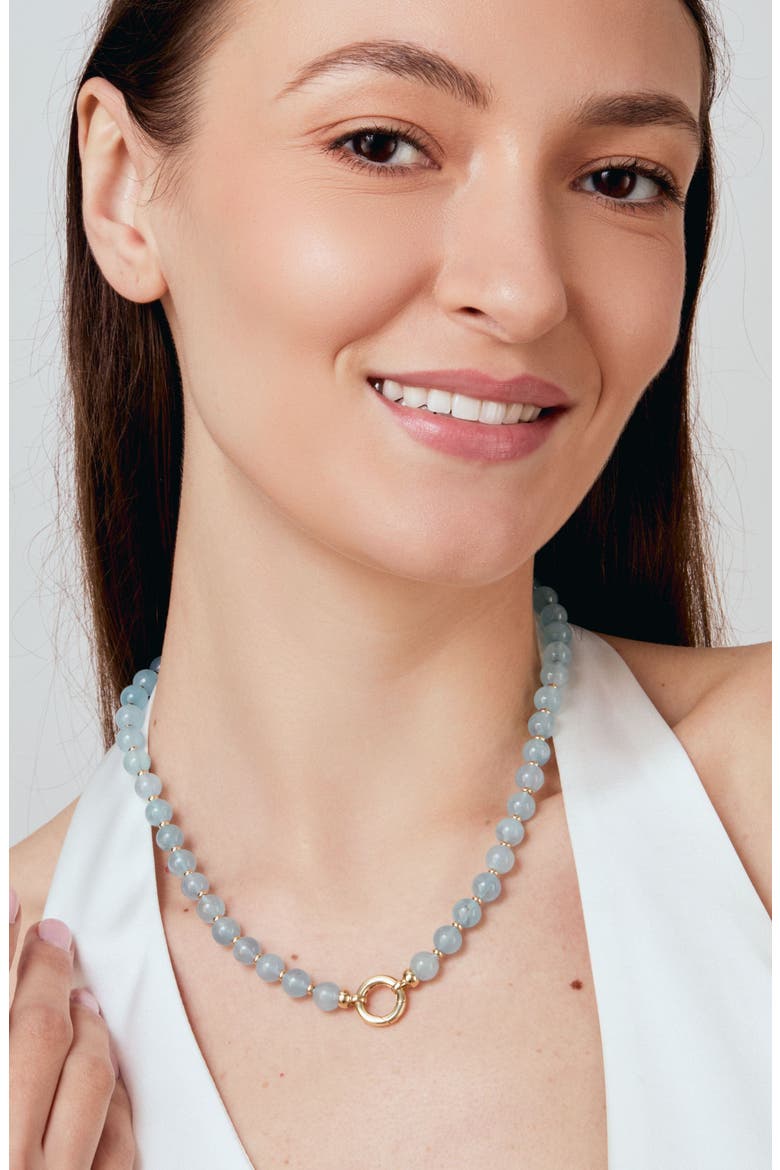 Aquamarine Story Strand, Alternate, color, Aquamarine
