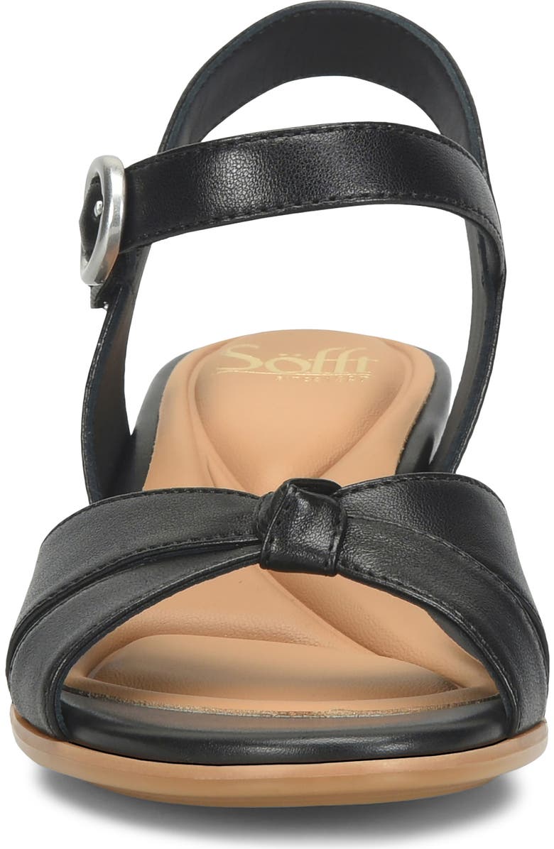 Söfft Summer Slingback Platform Wedge Sandal, Alternate, color, Black