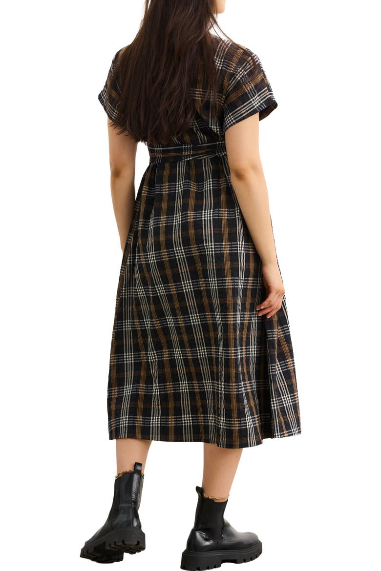 The Autumn Plaid Carolina Dress, Alternate, color, Black Multi Plaid