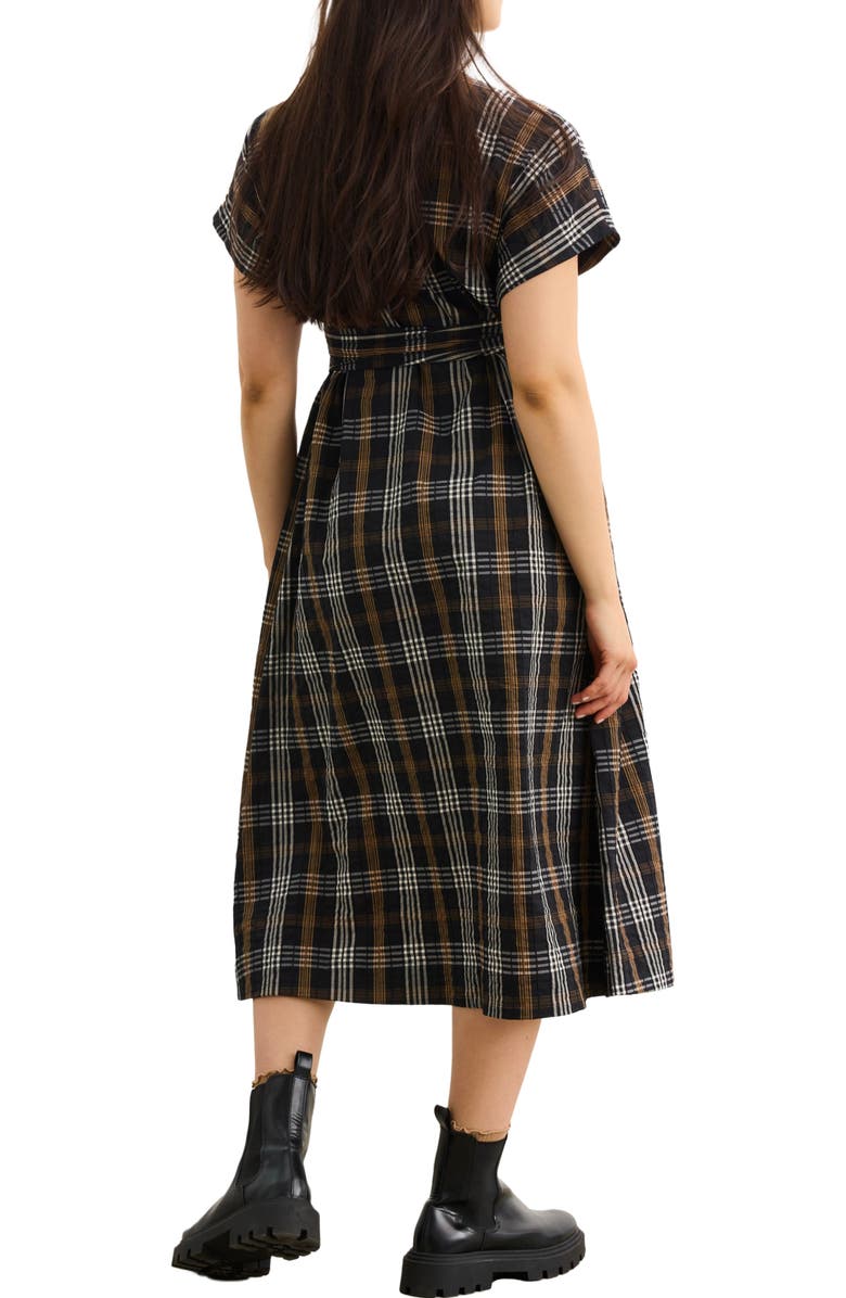 HATCH The Autumn Plaid Carolina Dress, Alternate, color, Black Multi Plaid