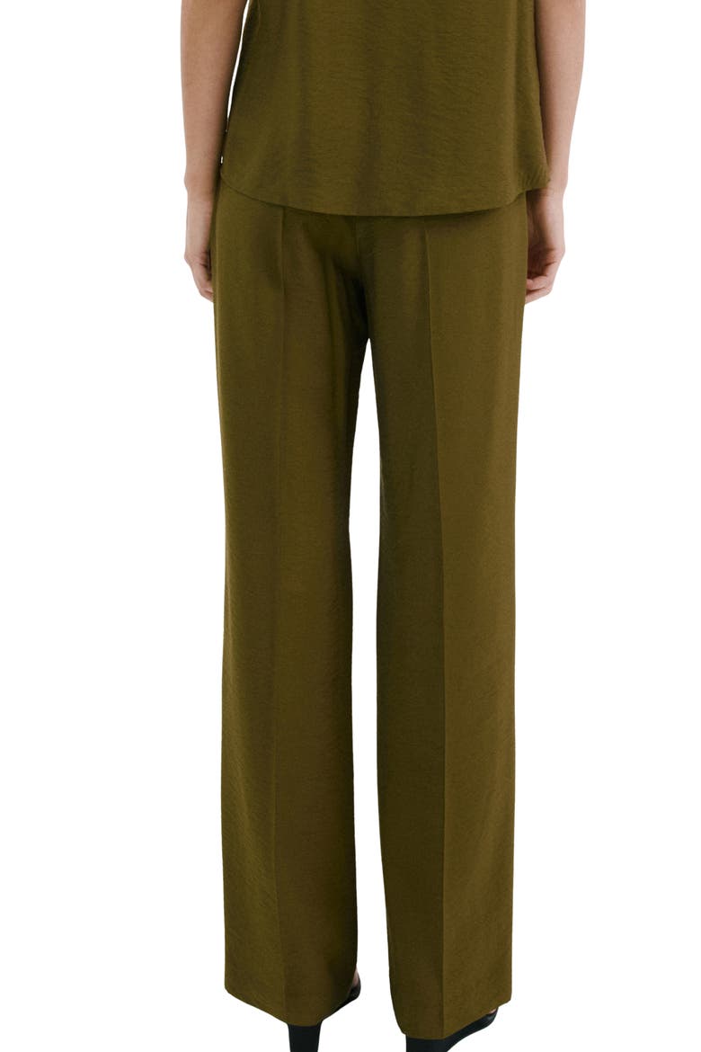 Mid Rise Straight Leg Pants, Alternate, color, GREEN