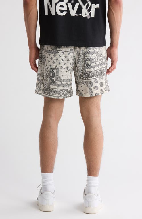 PACSUN PACSUN AARON PRINT MESH SHORTS