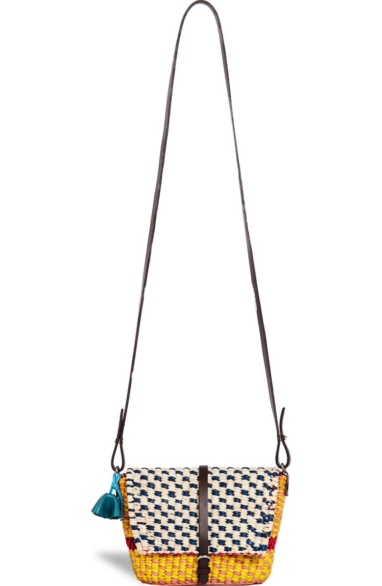 A A K S Bika Raffia Crossbody Bag, Main, color,