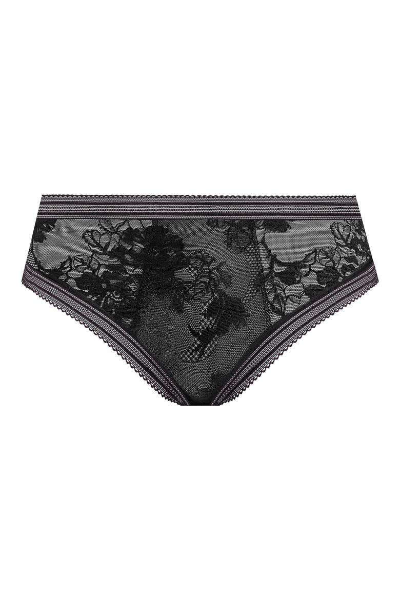 Fusion Lace Briefs, Alternate, color, BLACK