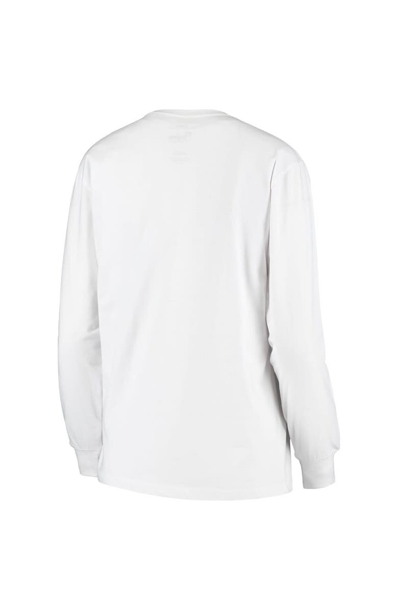 PRESSBOX Women's Pressbox White Florida Gators Big Block Whiteout Long Sleeve T-Shirt, Alternate, color, White