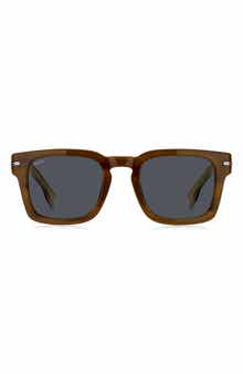 BOSS 50mm Square Sunglasses