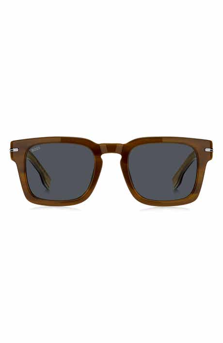BOSS 50mm Square Sunglasses