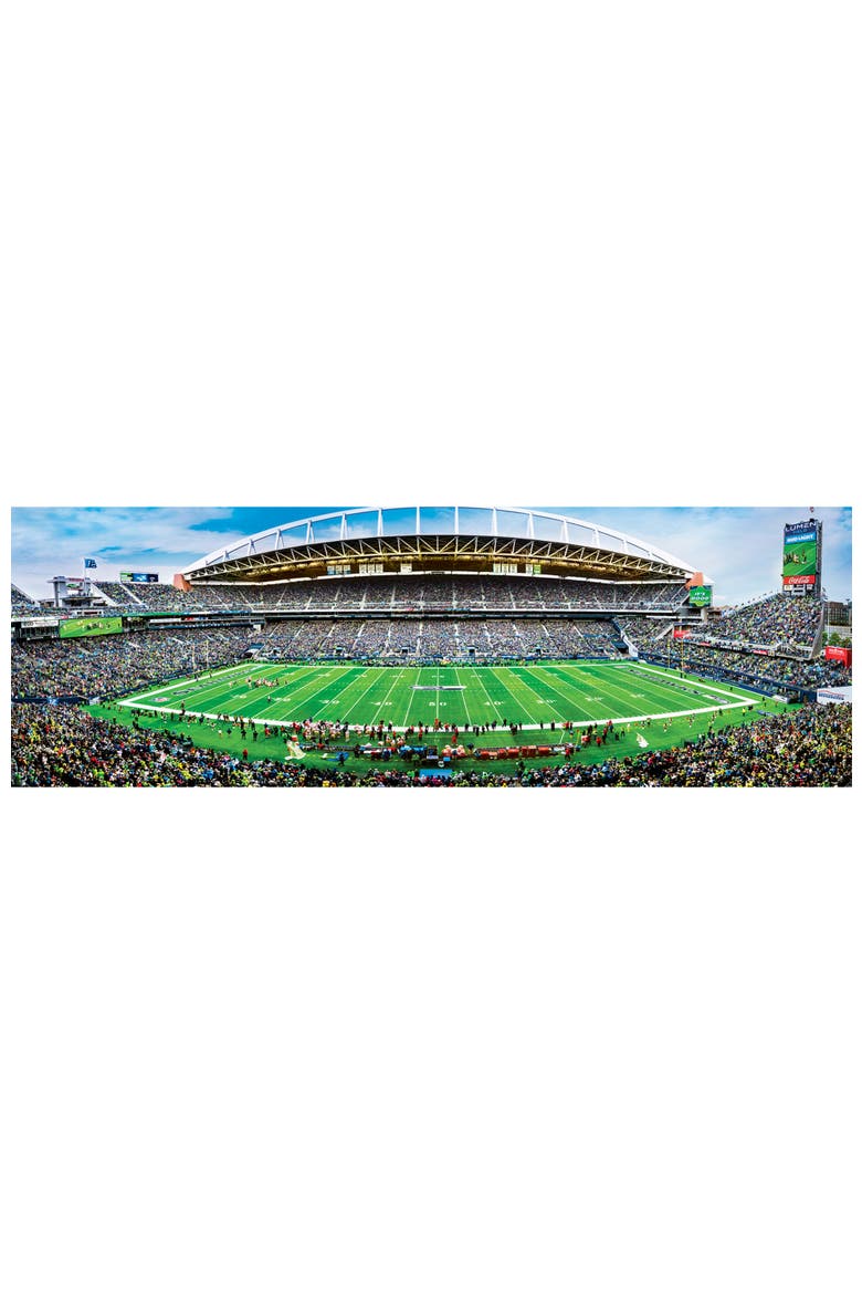 Seattle Seahawks 1000pc Panoramic Puzzle, Alternate, color, Multicolor