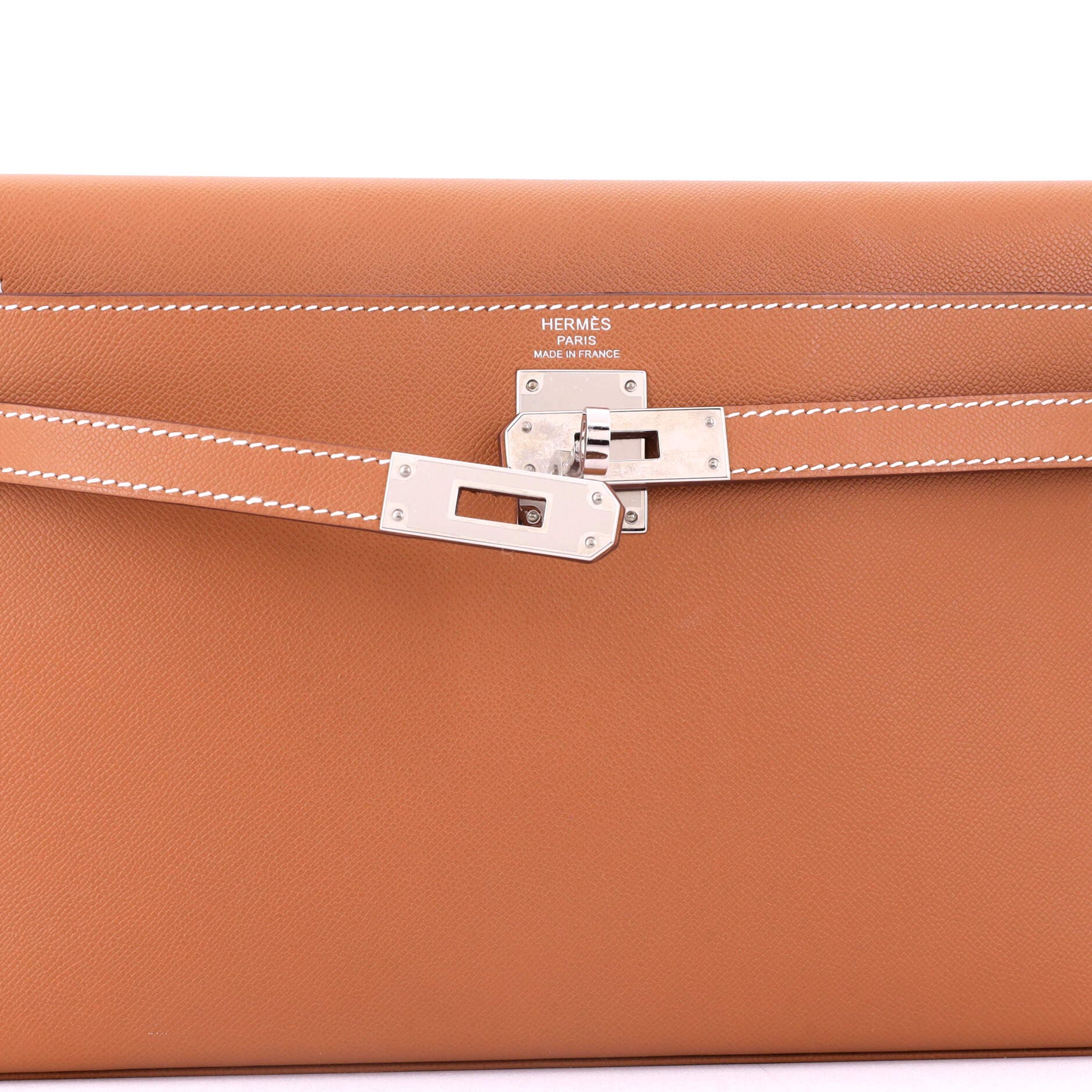 Pre-Owned Hermes Kelly Elan Shoulder Bag Madame, Alternate, color, Gold