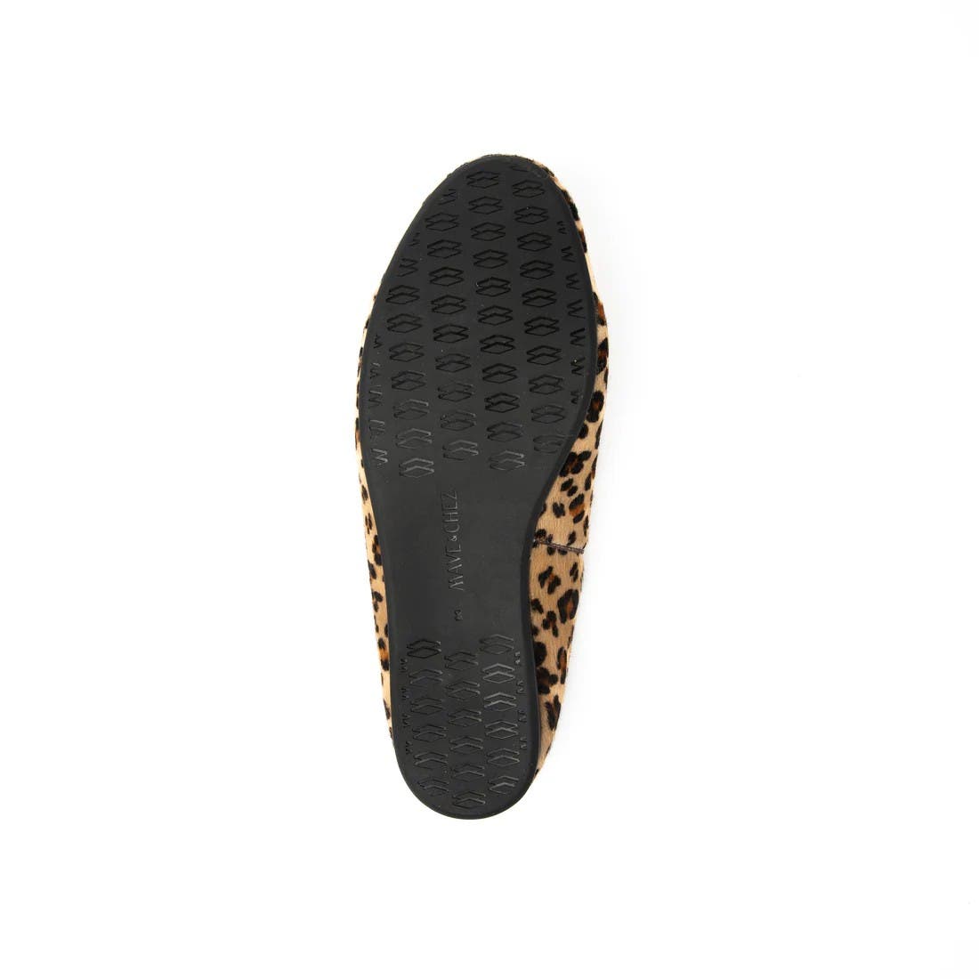 Mave & Chez Frida Mule - Arch Support 100% Genuine Shearling Slippers, Alternate, color, Leopard Pony