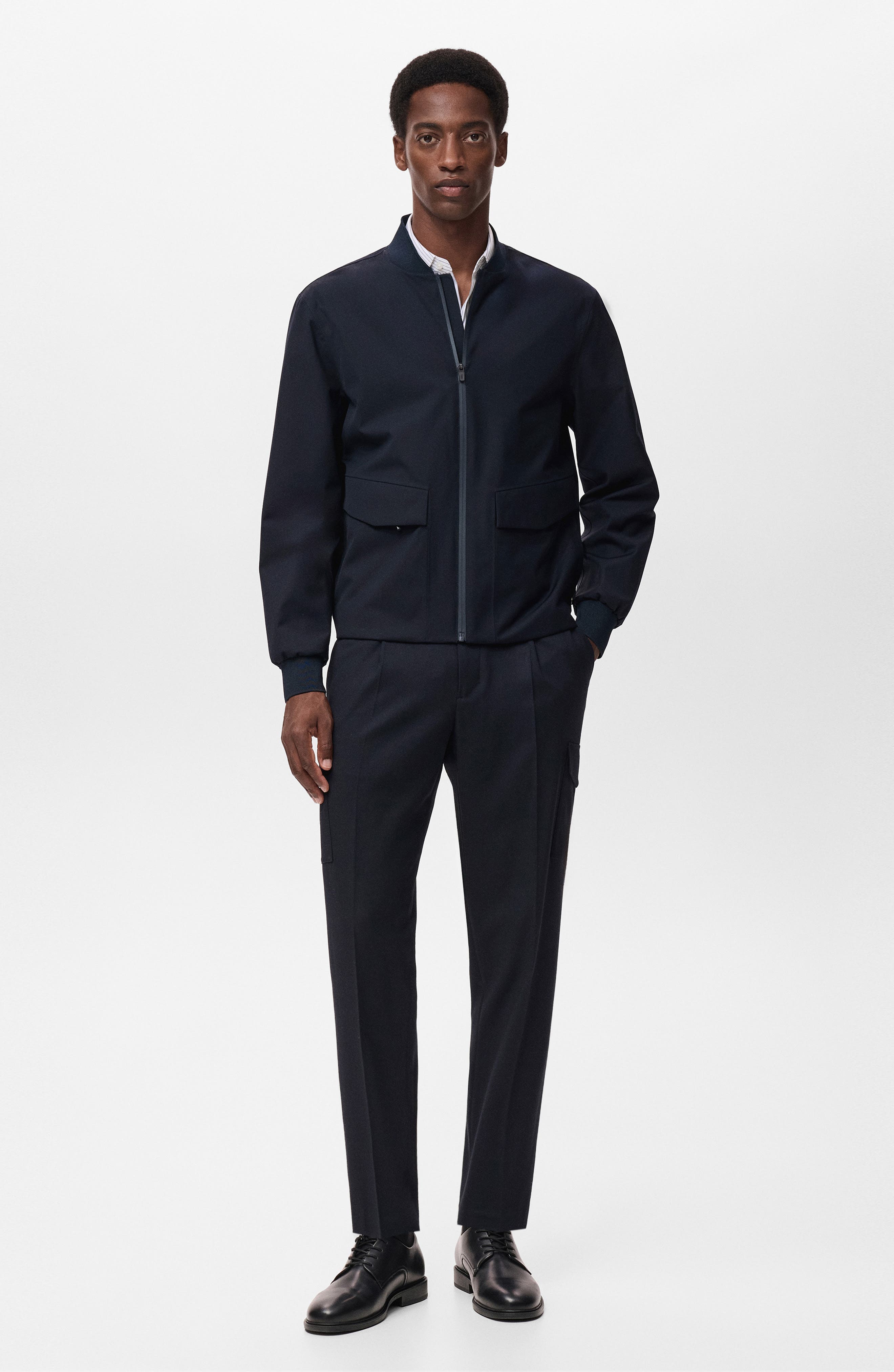 Slim Fit Thermolite Pleated Cargo Pants - image 4