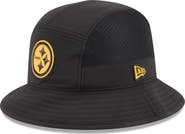 New Era Men's New Era Black Pittsburgh Steelers 2026 Sideline Bucket Hat