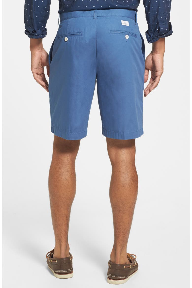 Summer Flat Front Twill Shorts, Alternate, color, FLAG BLUE