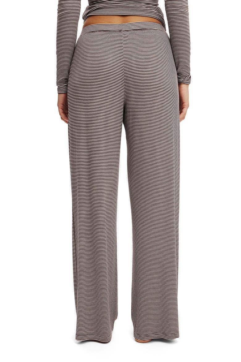 Women's Airy Soft Wide Leg Pant, Alternate, color, Pink Kiss Chocolate Plum