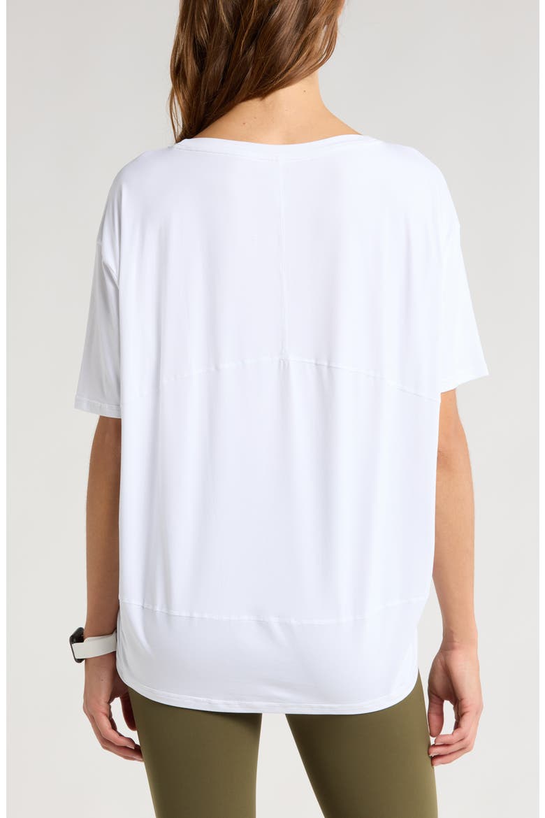 Equilibrium Cocoon T-Shirt, Alternate, color, WHITE