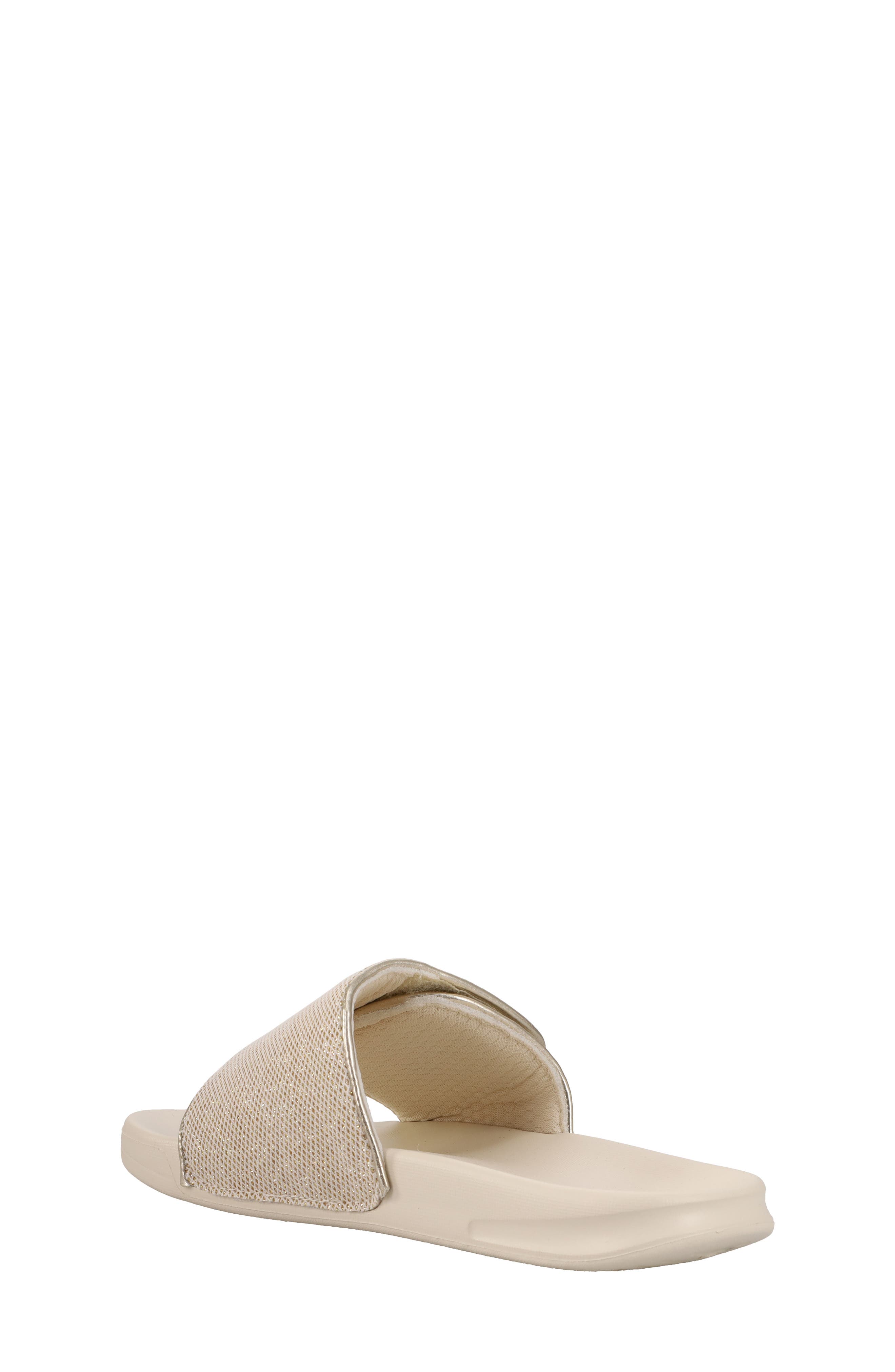 Kids' Jett Darby Slide Sandal, Alternate, color, PALE GOLD METALLIC