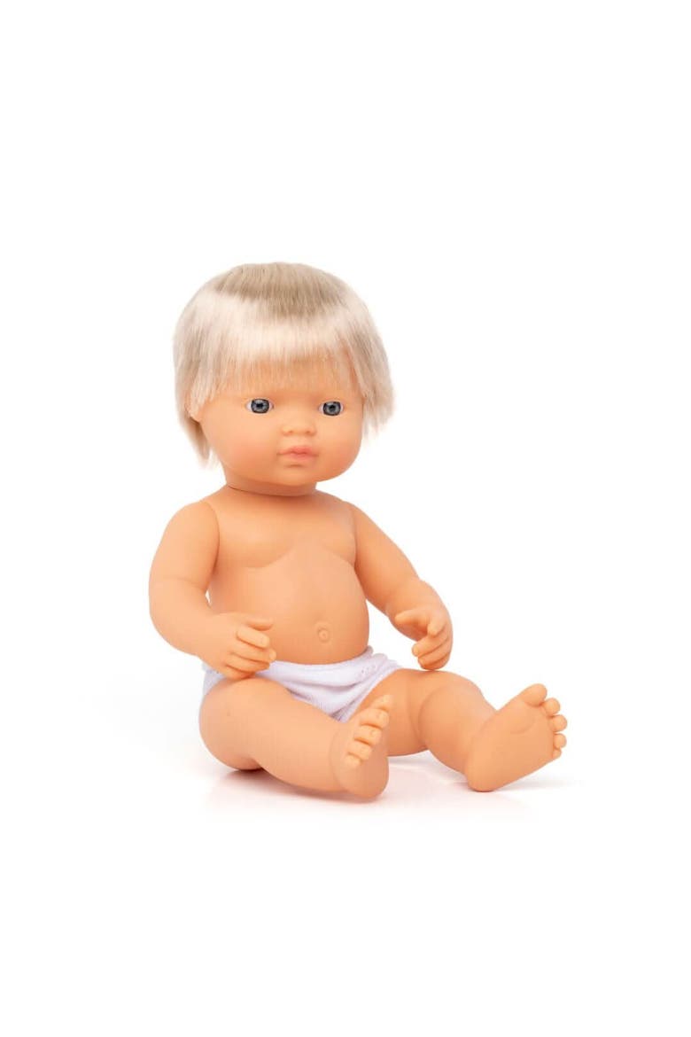Baby Boy Doll with Dark Skin 15 inch, Alternate, color, Multi