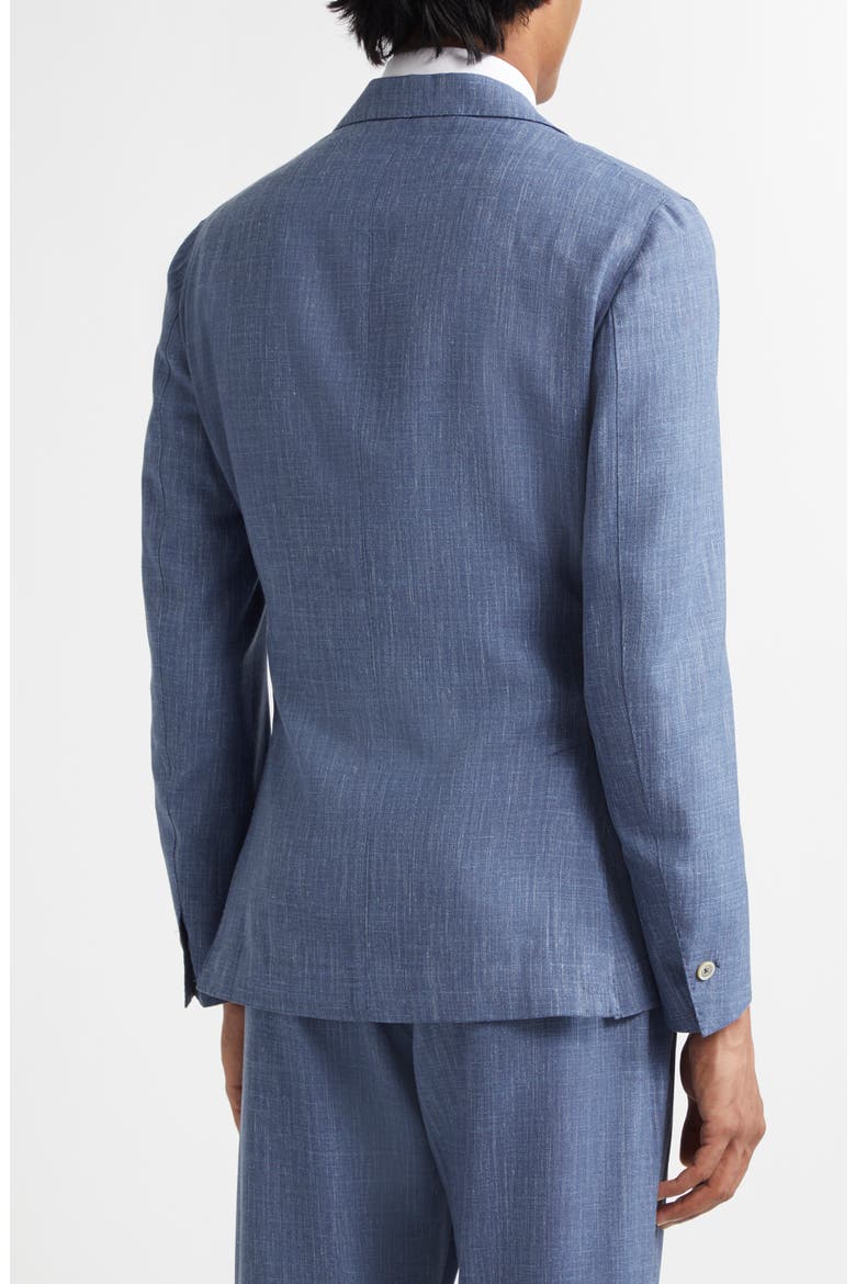 Unstructured Linen & Wool Blend Sport Coat, Alternate, color, 08N ZUCCHERO