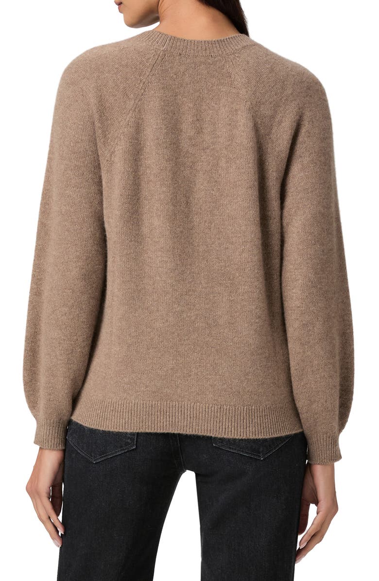 PAIGE Thea V-Neck Cashmere Sweater, Alternate, color, Heather Brown