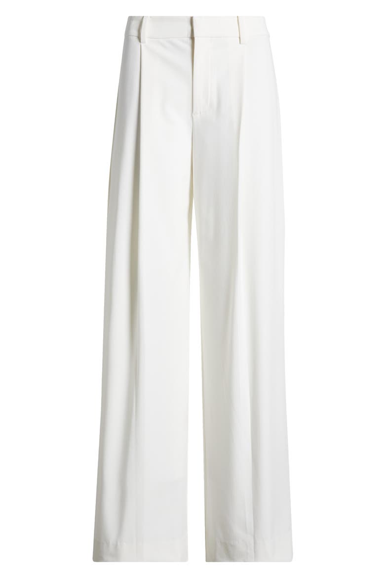 Relaxed Fit Wide Leg Pants, Alternate, color, WHITE