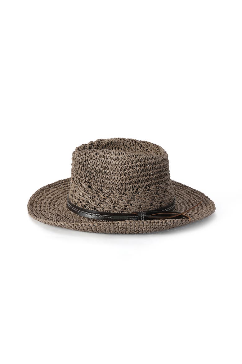 Lakota Women's Western Straw Hat, Alternate, color, Ash