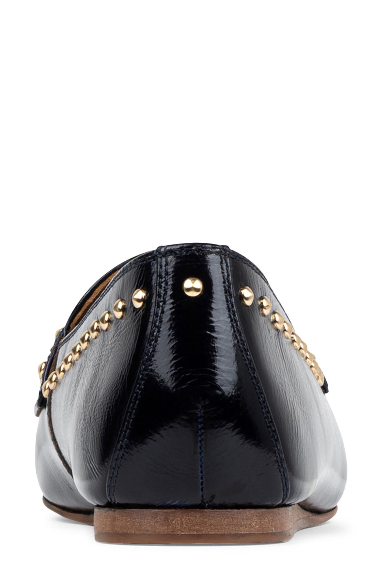 Donald Pliner Studded Loafer, Alternate, color, Navy