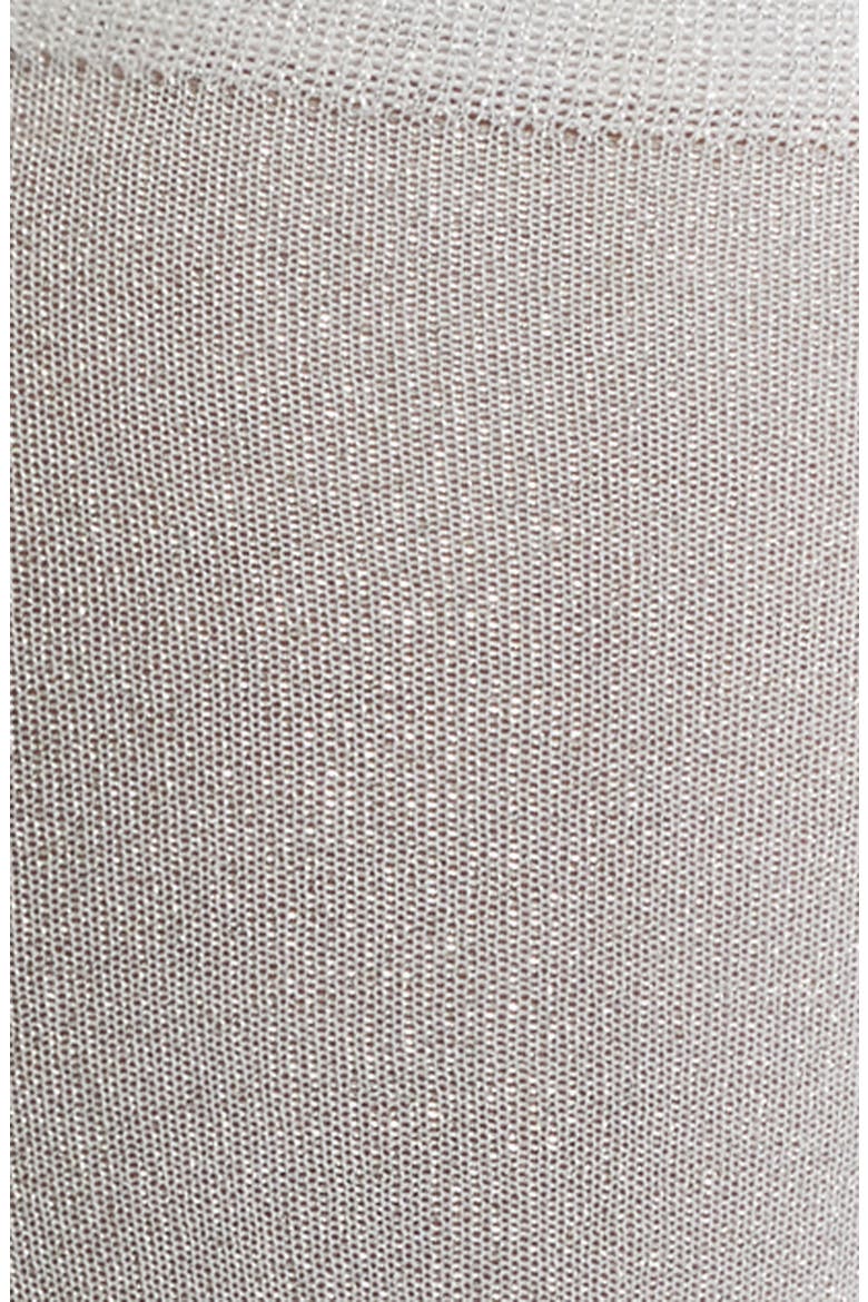 Metallic Knee High Socks, Alternate, color, SILVER