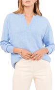 Vince Camuto Drop Shoulder V-Neck Sweater