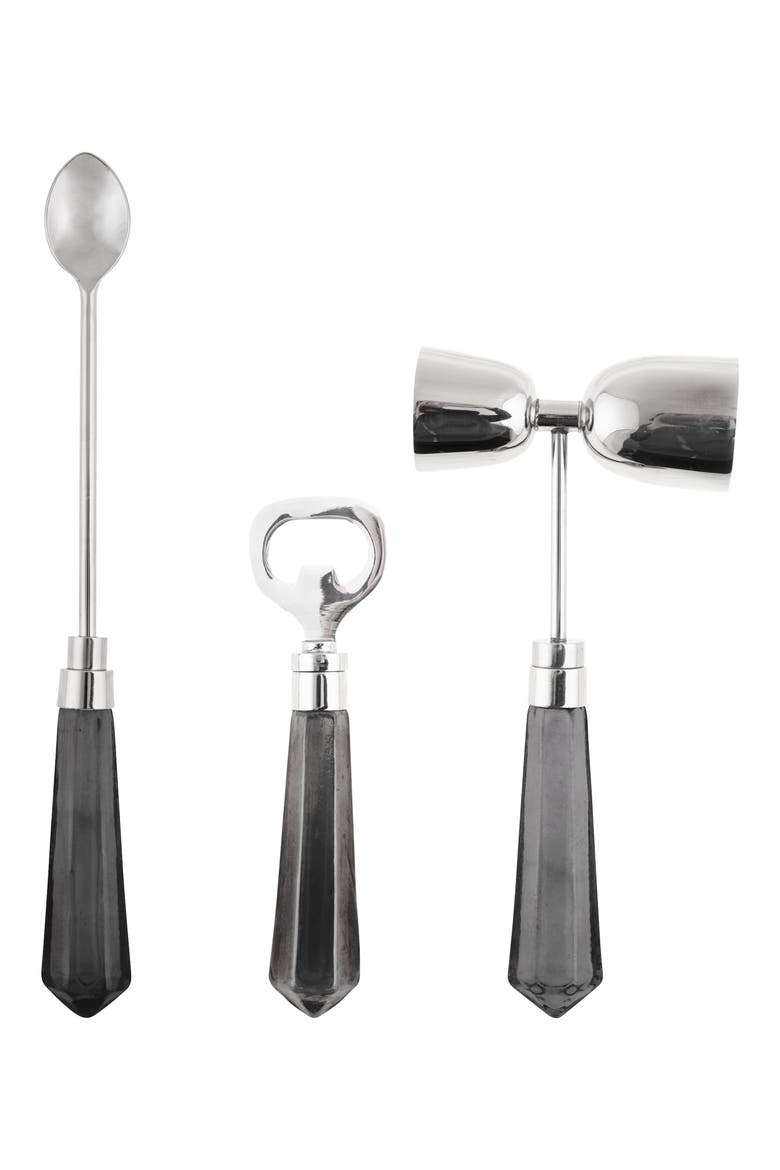 Harper 3-Piece Bar Tools, Main, color, GRAY