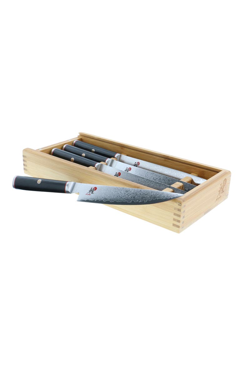 Kaizen 4-Piece Steak Knife Set, Alternate, color, STAINLESS STEEL