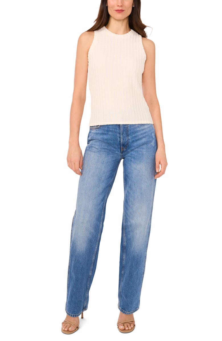 Parker The Sailor Textured Knit Tank, Alternate, color, White Winter