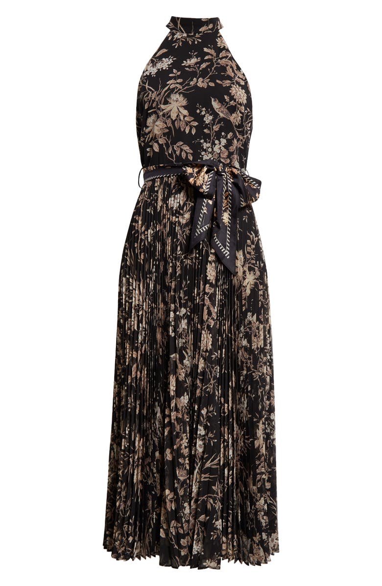 Zimmermann Sunray Picnic Pleated Chiffon Midi Dress, Alternate, color,