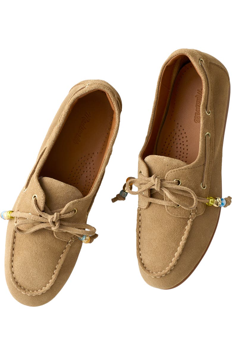 Madewell The Jamie Boat Shoe, Alternate, color, Walnut Shell