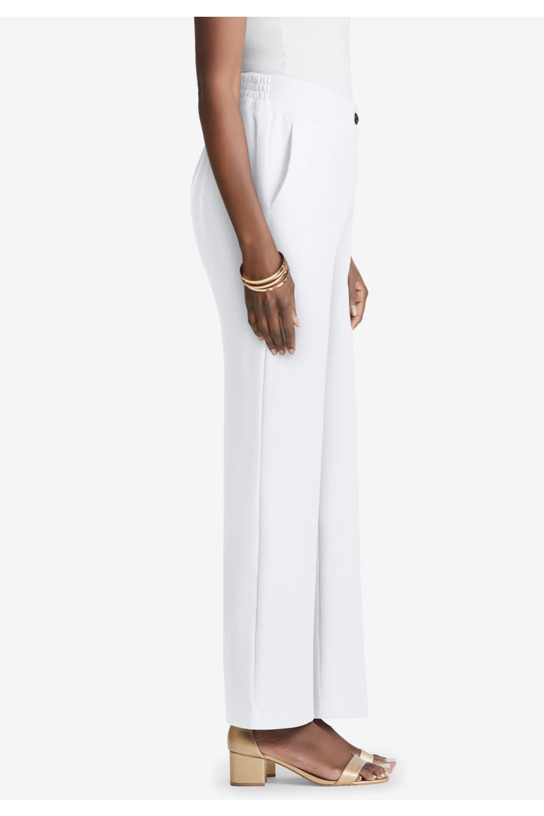 Tummy Control Bi-Stretch Bootcut Pant, Alternate, color, WHITE