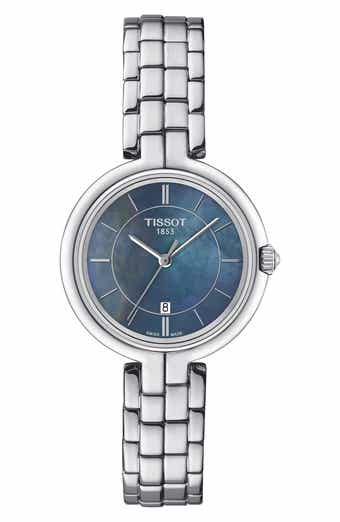 Tissot Flamingo Black Mother-of-Pearl Bracelet Strap Watch, 30mm