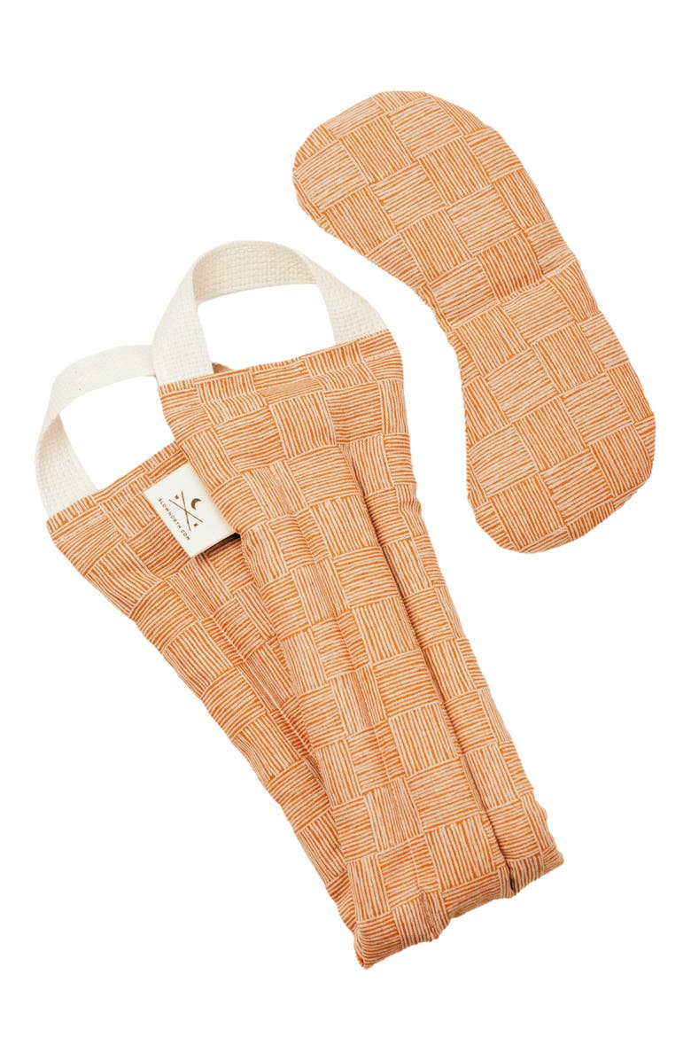SLOW NORTH Eye Mask + Neck Wrap Bundle - Copper Fields, Main, color, NO COLOR