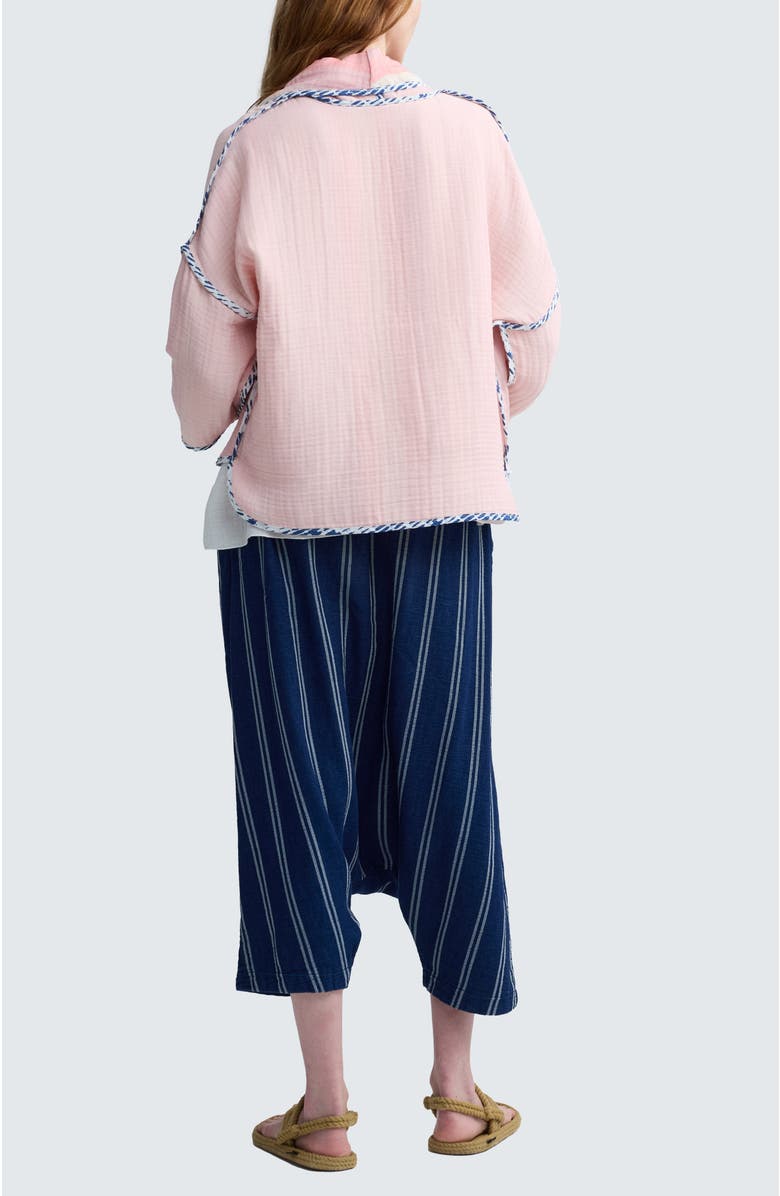 LUUKAA Sorrel Reversible Muslin Jacket, Alternate, color, Original Pink